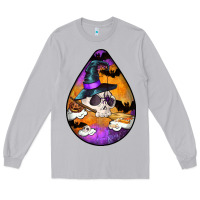 Moon Dust Hallowen Teardrop Long Sleeve Tee - LillyAllenDesigns