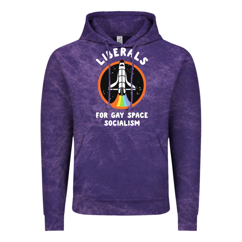 Liberals For Gay Space Socialism Vintage Hoodie by artisFamous | Teevron