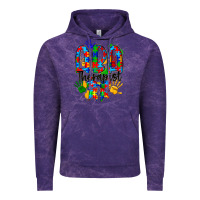 Cloud Purple aba therapist Vintage Hoodie - CowhideDigitalArt