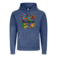 Vintage Denim aba therapist Vintage Hoodie - CowhideDigitalArt