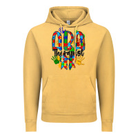 Vintage Mustard aba therapist Vintage Hoodie - CowhideDigitalArt