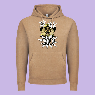 Oh My God Vintage Hoodie Designed By Artisfamous