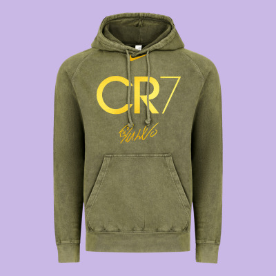 Cr7 Graphic Vintage Hoodie Designed By Artisfamous