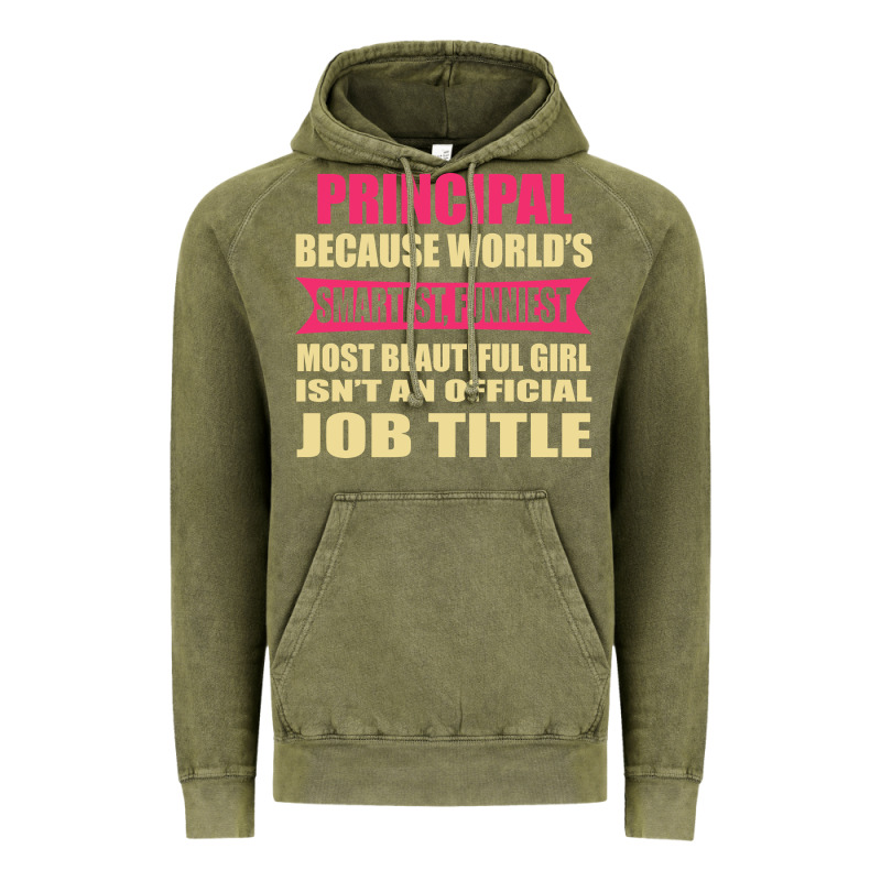 Principal Funniest Isn't A Jobtitle Vintage Hoodie by artisFamous | Teevron