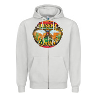 Dove Grey desert darlin' sunglassess Zipper Hoodie - JahusDesignShop