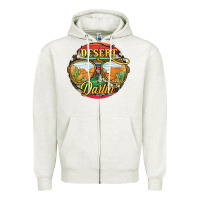 Oatmeal Heather desert darlin' sunglassess Zipper Hoodie - JahusDesignShop