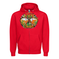 Red desert darlin' sunglassess Zipper Hoodie - JahusDesignShop
