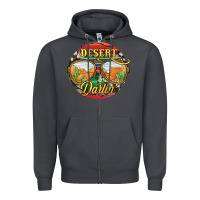 Smoke desert darlin' sunglassess Zipper Hoodie - JahusDesignShop