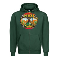 Sports Green desert darlin' sunglassess Zipper Hoodie - JahusDesignShop
