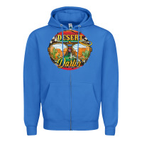 True Royal desert darlin' sunglassess Zipper Hoodie - JahusDesignShop