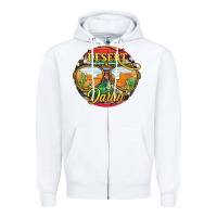 White desert darlin' sunglassess Zipper Hoodie - JahusDesignShop
