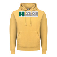 Vintage Mustard Ivy Tech Community College of Indiana Vintage Hoodie - artisFamous