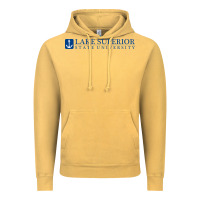 Vintage Mustard Lake Superior College (LSSU) Vintage Hoodie - artisFamous
