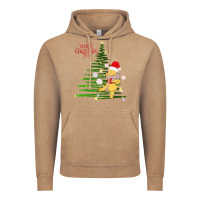 Vintage Coffee Winnie The Pooh- Merry christmas Vintage Hoodie - artisFamous