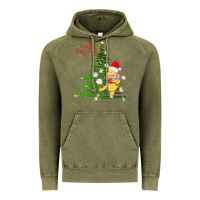 Vintage Olive Winnie The Pooh- Merry christmas Vintage Hoodie - artisFamous