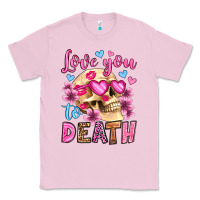 Bubblegum Pink love you to death olivia Classic Tee - OliviaCreatesArt