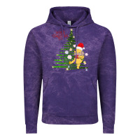 Cloud Purple Winnie The Pooh- Merry christmas Vintage Hoodie - artisFamous