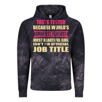 Cloud Black taste tester funniest isn't a jobtitle Vintage Hoodie - artisFamous