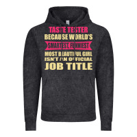 Vintage Black taste tester funniest isn't a jobtitle Vintage Hoodie - artisFamous