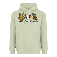 Matcha Peace Love Mexicana Heavyweight Hoodie - RanaPortraitStore