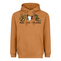 Meerkat Peace Love Mexicana Heavyweight Hoodie - RanaPortraitStore