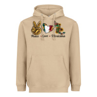 Mushroom Peace Love Mexicana Heavyweight Hoodie - RanaPortraitStore