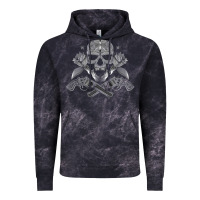 Cloud Black guns & roses 7 Vintage Hoodie - artisFamous