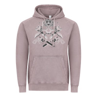 Vintage Zinc guns & roses 7 Vintage Hoodie - artisFamous