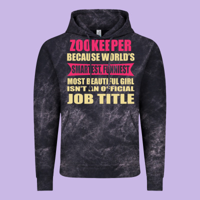 Zookeeper Funniest Isn't A Jobtitle Vintage Hoodie Designed By Artisfamous