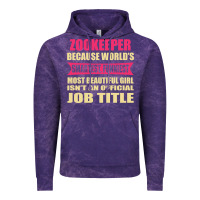 Cloud Purple zookeeper funniest isn't a jobtitle Vintage Hoodie - artisFamous