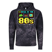 Cloud Black BACK TO THE 80S Vintage Hoodie - artisFamous