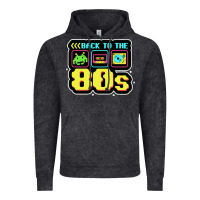 Vintage Black BACK TO THE 80S Vintage Hoodie - artisFamous