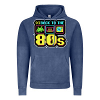 Vintage Denim BACK TO THE 80S Vintage Hoodie - artisFamous
