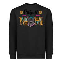Black western pitbull mom Heavyweight Sweatshirt - RanaPortraitStore