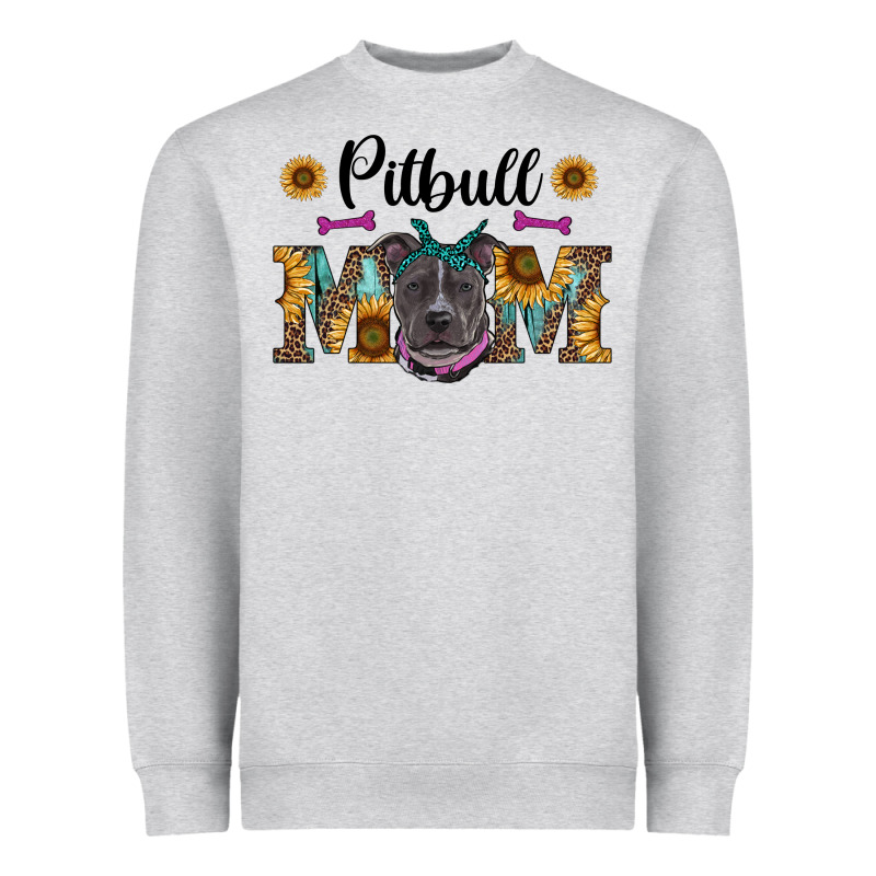 Western Pitbull Mom Heavyweight Sweatshirt by RanaPortraitStore | Teevron