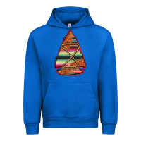 Cobalt serape tooled leather arrowhead Urban Hoodie - Jasminsmagicworld
