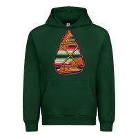 Foreset Green serape tooled leather arrowhead Urban Hoodie - Jasminsmagicworld