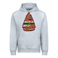 Heather Grey serape tooled leather arrowhead Urban Hoodie - Jasminsmagicworld