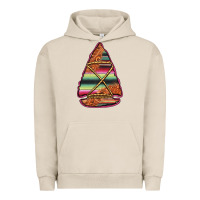 Pigment French Oak serape tooled leather arrowhead Urban Hoodie - Jasminsmagicworld