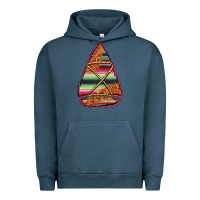 Pigment Midnight Navy serape tooled leather arrowhead Urban Hoodie - Jasminsmagicworld