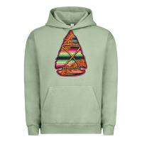 Pigment Oil Green serape tooled leather arrowhead Urban Hoodie - Jasminsmagicworld