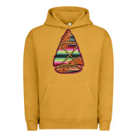 Pigment Peanut Butter serape tooled leather arrowhead Urban Hoodie - Jasminsmagicworld