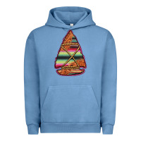 Pigment Pebble Blue serape tooled leather arrowhead Urban Hoodie - Jasminsmagicworld