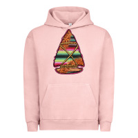 Pigment Salmon serape tooled leather arrowhead Urban Hoodie - Jasminsmagicworld