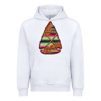 White serape tooled leather arrowhead Urban Hoodie - Jasminsmagicworld