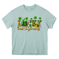 Arona Lucky and i gnome it St. Patrick's Day Heavy Core Tee - CowGirlArtShop