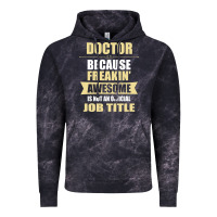 Cloud Black doctor because freakin' awesome isn't a job title Vintage Hoodie - artisFamous