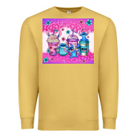 Antique Gold stitch coffee cups Premium Sweatshirt - Jasminsmagicworld