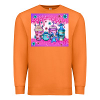 Carrot stitch coffee cups Premium Sweatshirt - Jasminsmagicworld