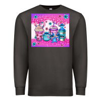 Smoke stitch coffee cups Premium Sweatshirt - Jasminsmagicworld